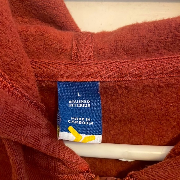 Old Navy 1/4 Zip Hoodie, Size L - Picture 2 of 3